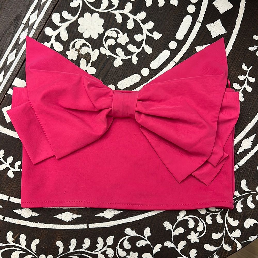Zara Pink Bow Tube Top
